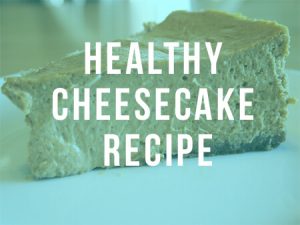 healthy cheesecake